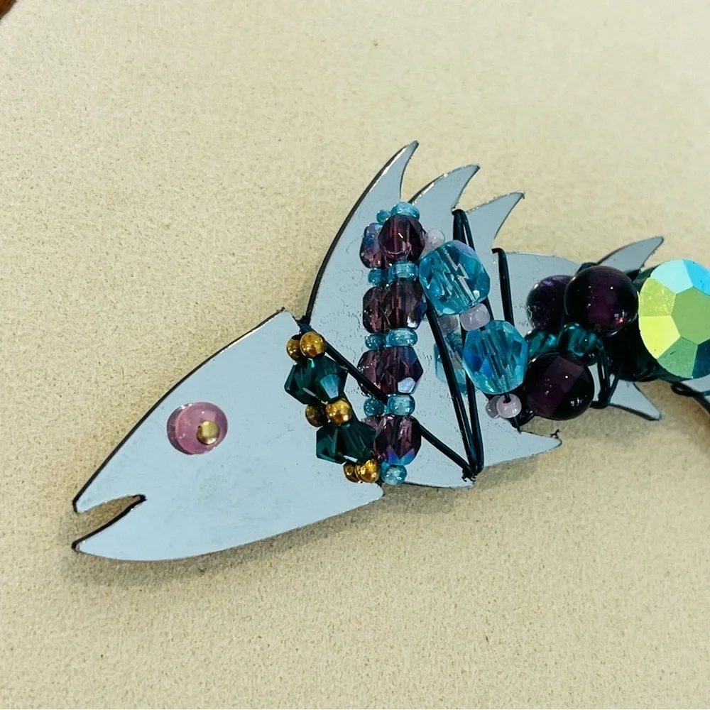 Vintage Liztech Fish Brooch